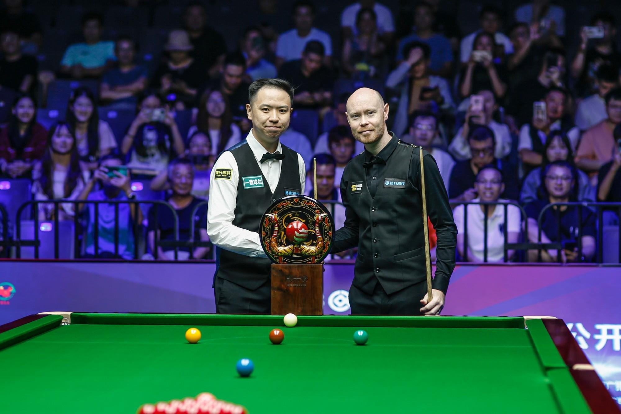 中国首位！肖国栋10-9加里-威尔逊，卫冕斯诺克武汉赛冠军